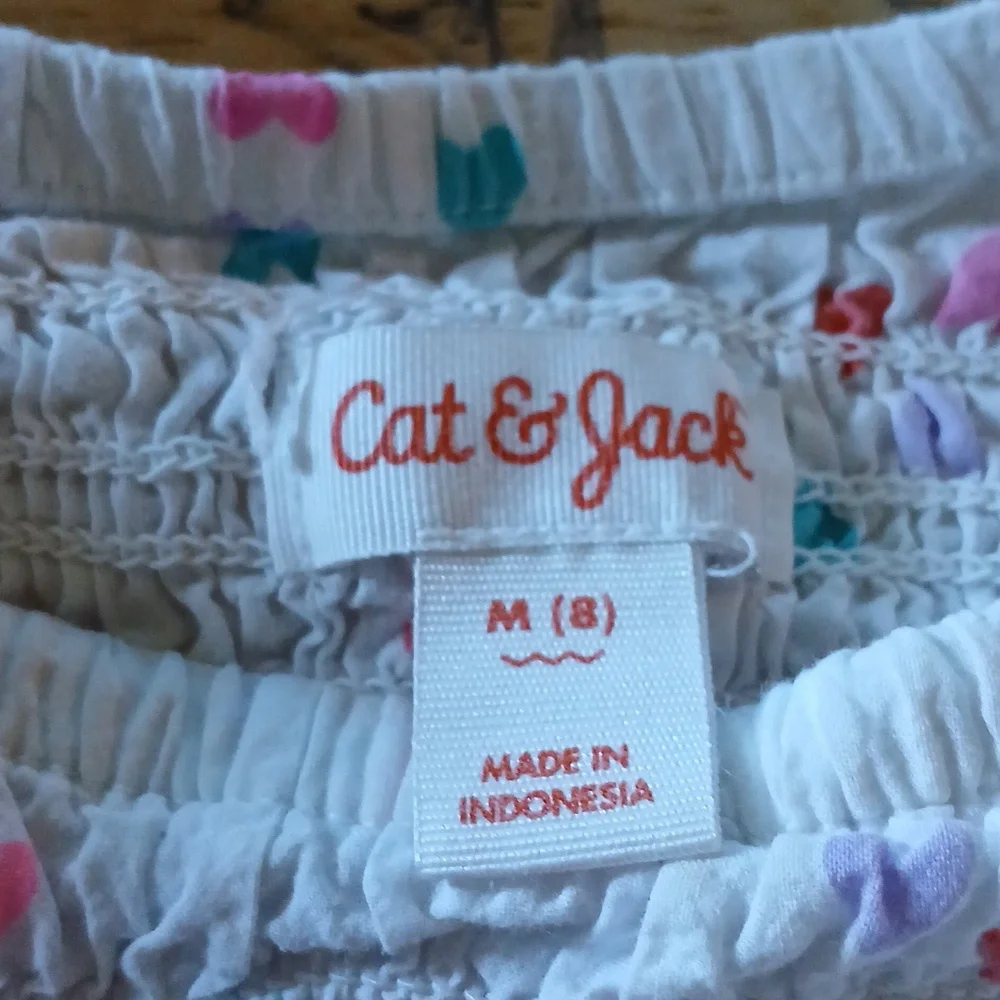 Cat & Jack Heart Dress Girls 8